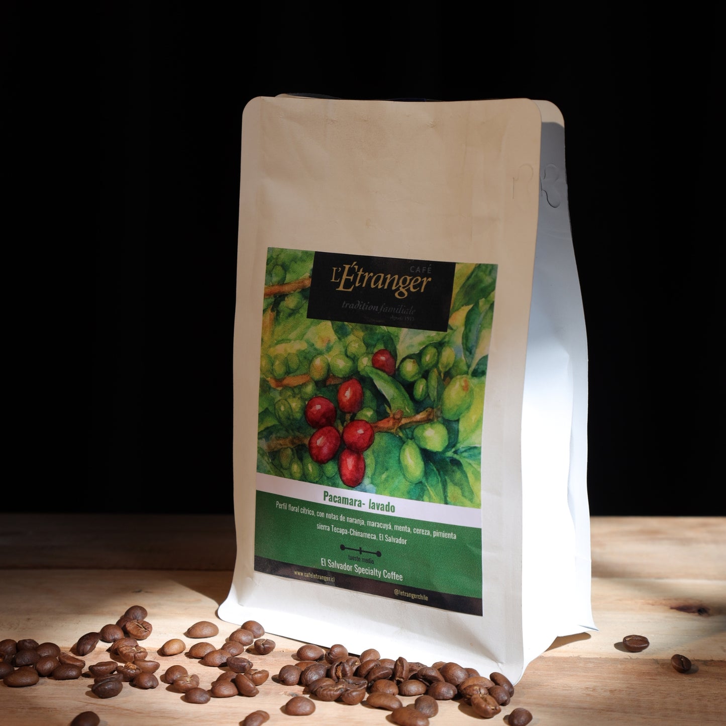 Café L´Étranger - Café de Especialidad de El Salvador - Pacamara Lavado.