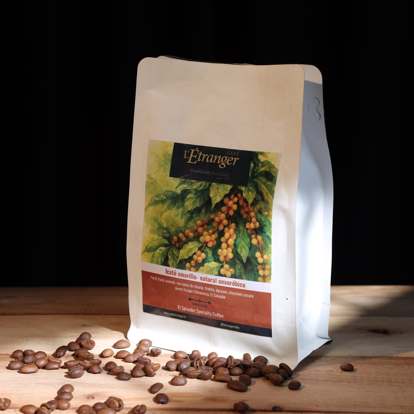 Café L´Étranger - Café de Especialidad de El Salvador - Icatu Amarillo Natural Anaeróbico.